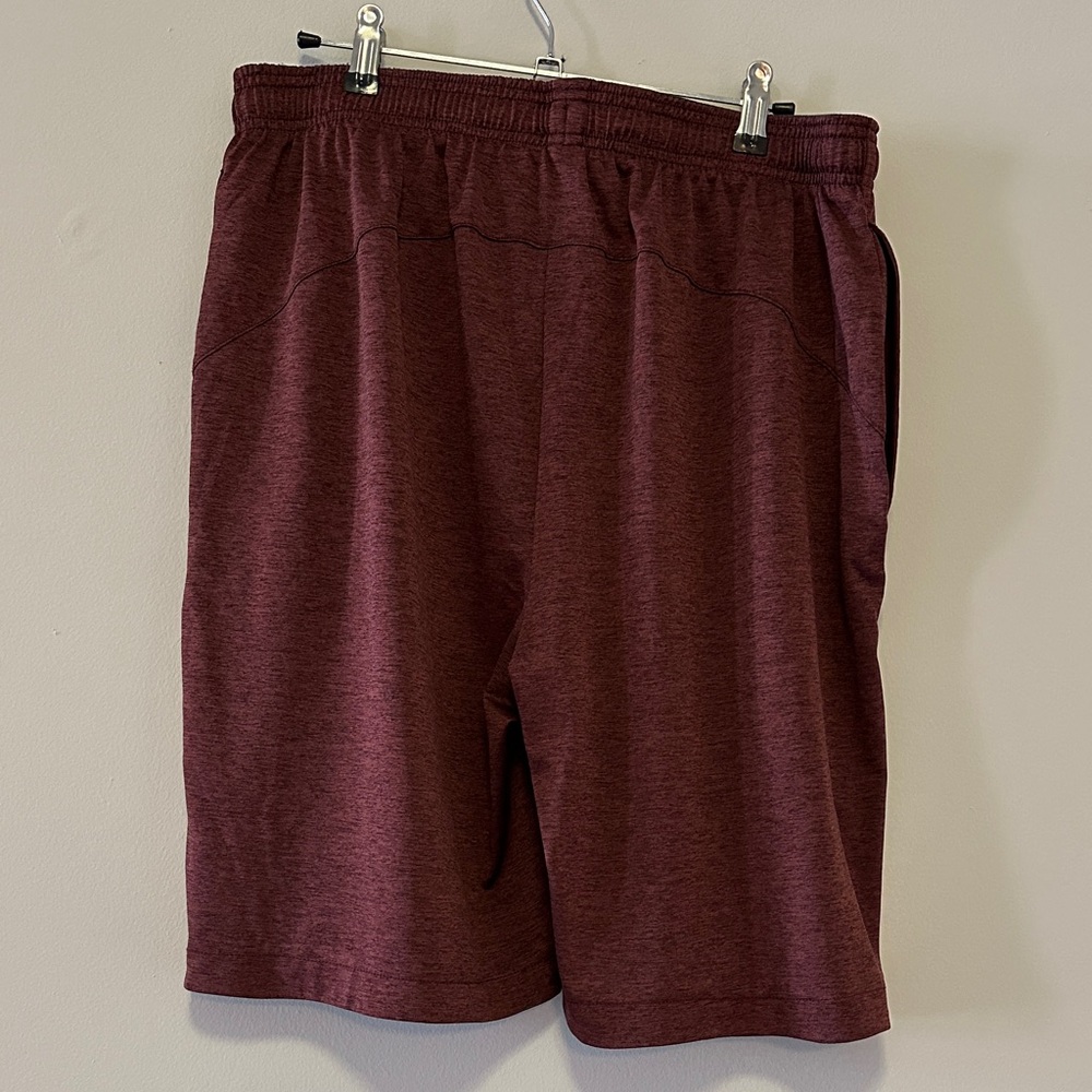 BCG Men's Burgundy Athletic Shorts - Picture 5 of 5